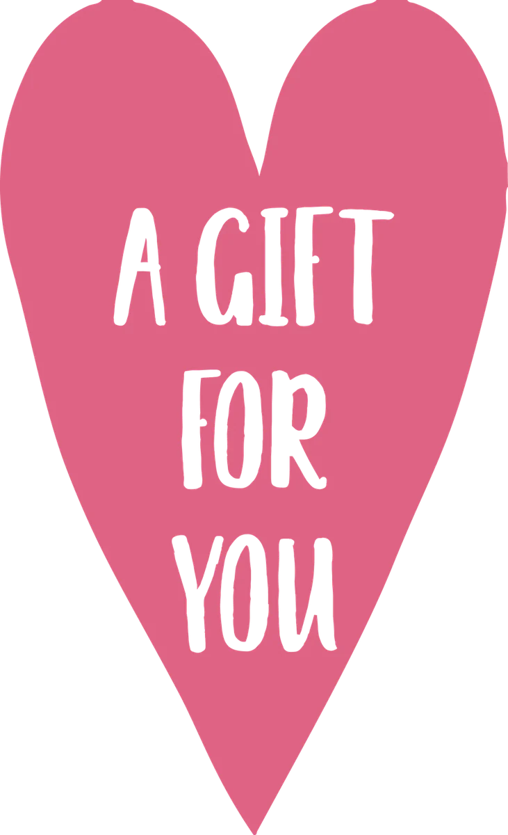 A Gift for You Heart Tag