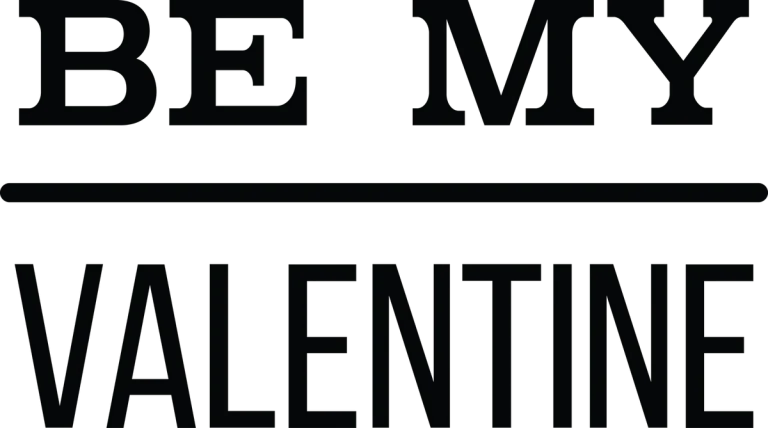 Be My Valentine Minimalist