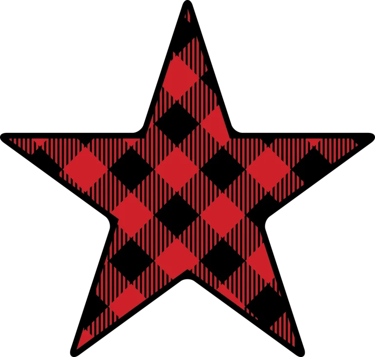 Buffalo Plaid Star