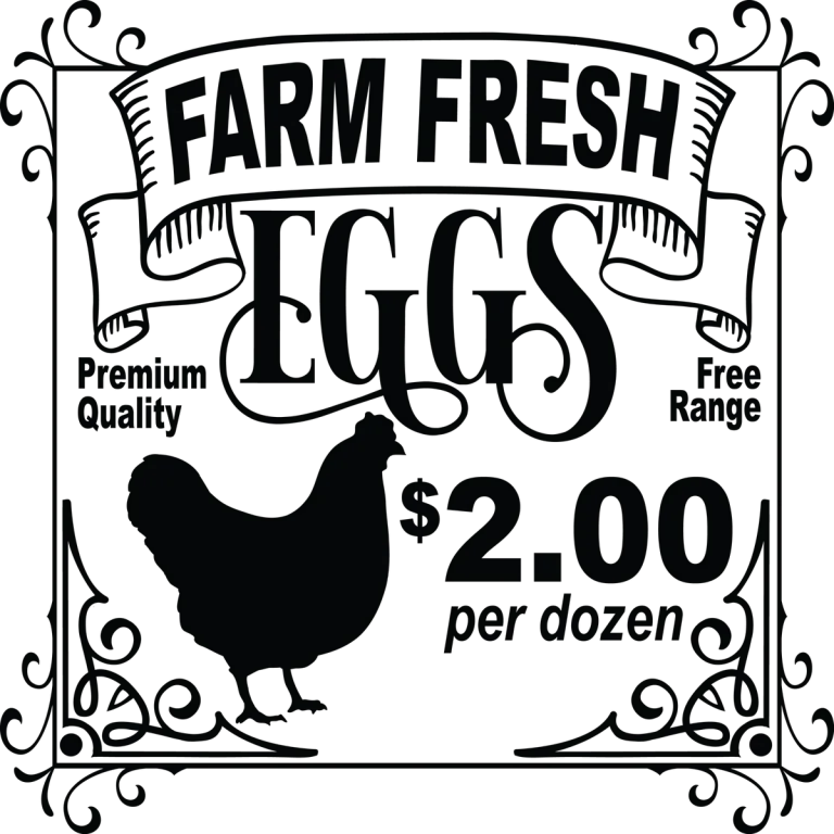 Farm Fresh Eggs Sign