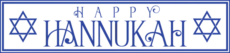 Happy Hanukkah 6×24 Sign