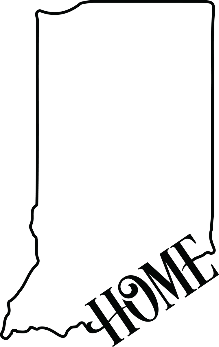 Indiana Home Outline