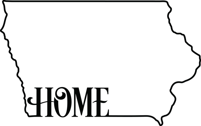 Iowa Home Outline