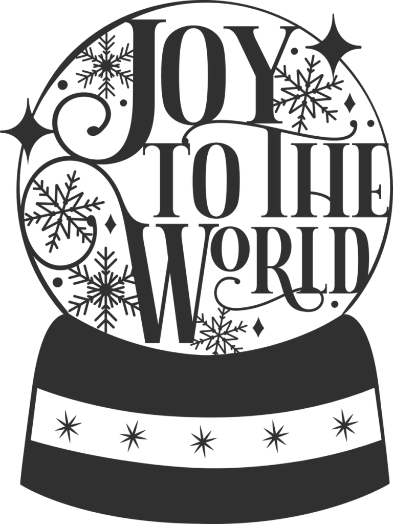 Joy to the World Snow Globe