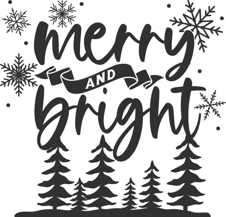 Merry and Bright Pine Forest