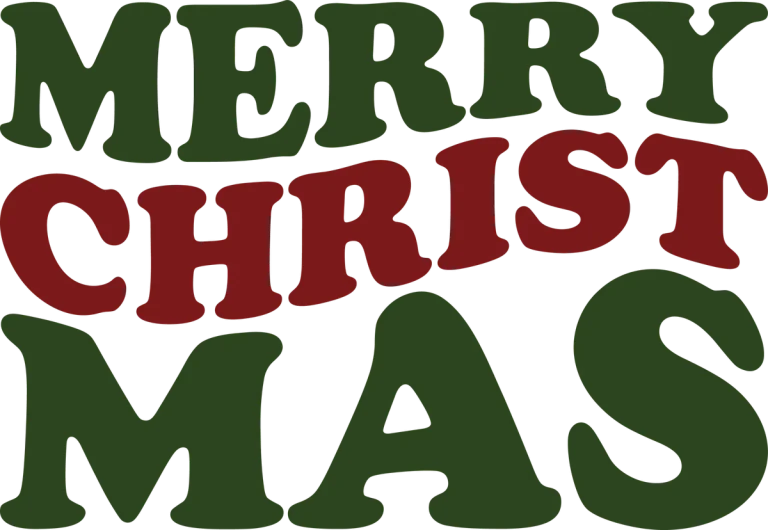 Merry Christmas Retro