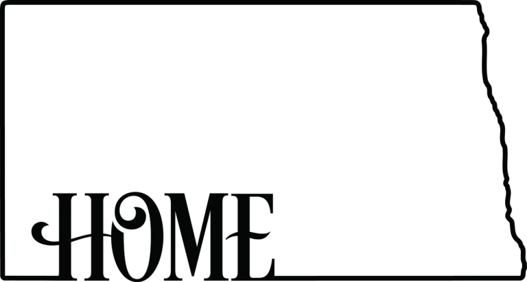 North Dakota Home Outline