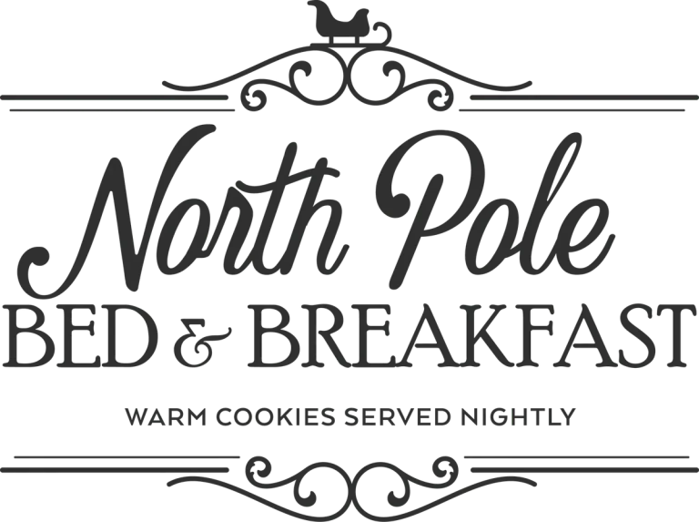 North Pole Bed and Breakfast Sign
