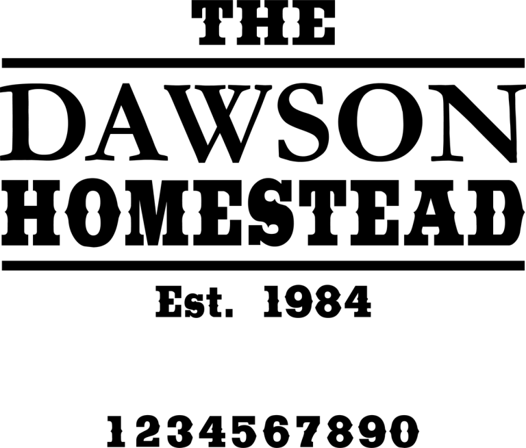 Western Homestead Family Name Sign with Est. Date